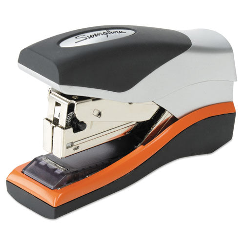 Optima 40 Compact Stapler, 40-Sheet Capacity, Black/Silver/Orange-(SWI87842)