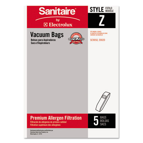 Style Z Vacuum Bags, 5/Pack-(EUR63881A10)