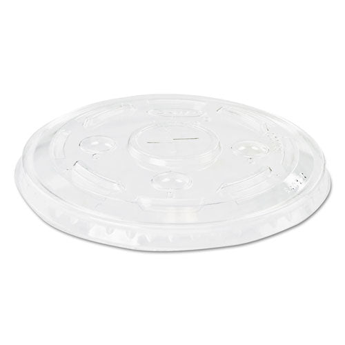 Conex C-Cup Lids, Fits Plastic Cups, Fits 32 oz Cups, Clear, 50/Pack, 20 Packs/Carton-(DCCL32C)