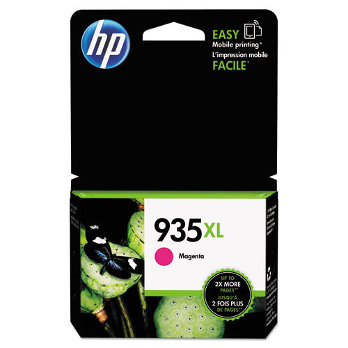 HP 935XL, (C2P25AN) High-Yield Magenta Original Ink Cartridge-(HEWC2P25AN)