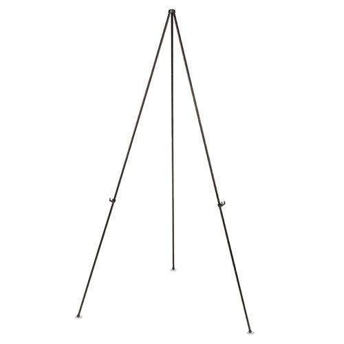 Instant Easel, 61.5" High, Black, Steel, Lightweight-(BVCFLX04201MV)