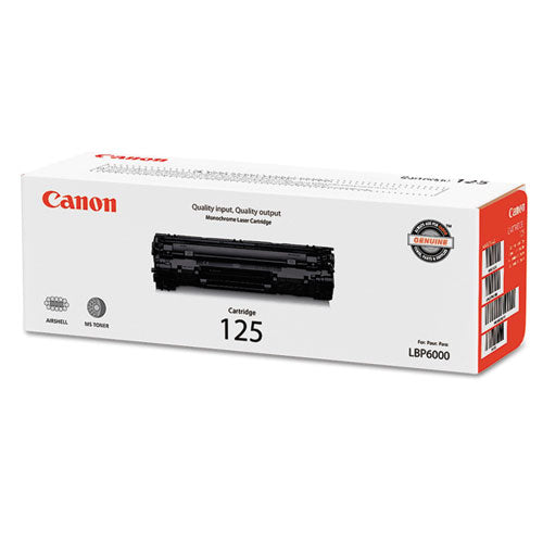 3484B001 (CRG-125) Toner, 1,600 Page-Yield, Black-(CNM3484B001)