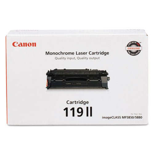 3480B001 (CRG-119 II) High-Yield Toner, 6,400 Page-Yield, Black-(CNM3480B001)