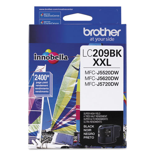 LC209BK Innobella Super High-Yield Ink, 2,400 Page-Yield, Black-(BRTLC209BK)