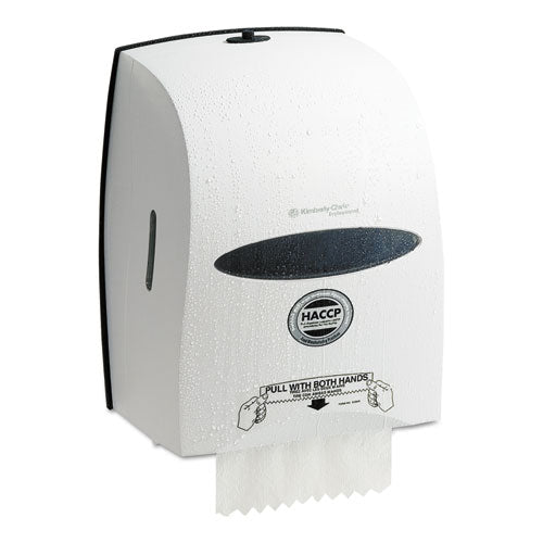 Sanitouch Hard Roll Towel Dispenser, 12.63 x 10.2 x 16.13, White-(KCC09991)