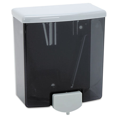 ClassicSeries Surface-Mounted Liquid Soap Dispenser, 40 oz, 5.81 x 3.31 x 6.88, Black/Gray-(BOB40)