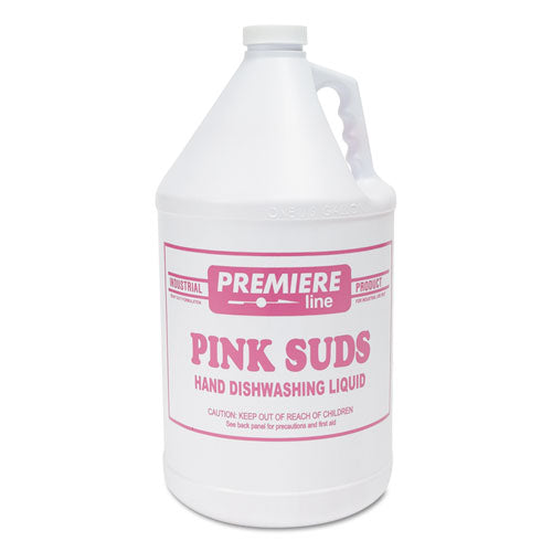 Premier Pink-Suds Pot and Pan Cleaner, 1 gal, Bottle, 4/Carton-(KESPINKSUDS)