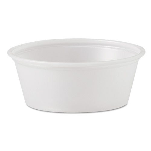 Polystyrene Portion Cups, 1.5 oz, Translucent, 2,500/Carton-(DCCP150N)