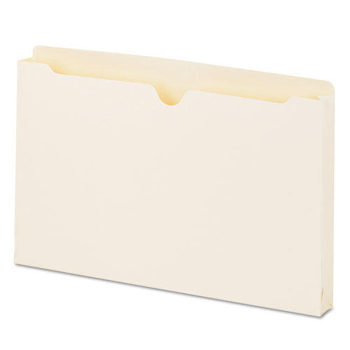 Economical Manila File Jackets, Straight Tab, Legal Size, Manila, 50/Box-(UNV74500)