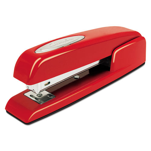 747 Business Full Strip Desk Stapler, 25-Sheet Capacity, Rio Red-(SWI74736)