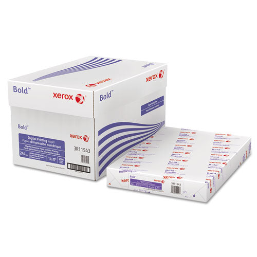 Bold Digital Printing Paper, 98 Bright, 24 lb Bond Weight, 11 x 17, White, 500/Ream-(XER3R11543R)