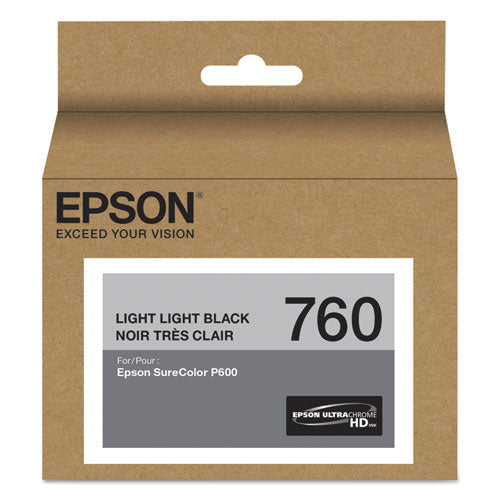 T760920 (760) UltraChrome HD Ink, Light Light Black-(EPST760920)