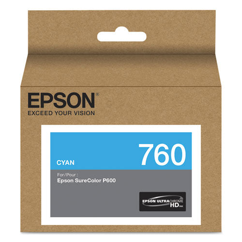 T760220 (760) UltraChrome HD Ink, Cyan-(EPST760220)