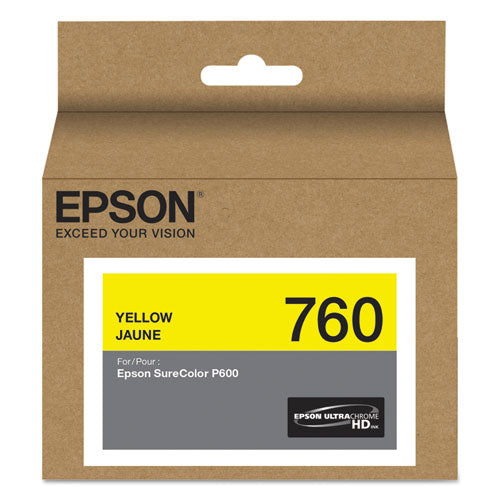 T760420 (760) UltraChrome HD Ink, Yellow-(EPST760420)