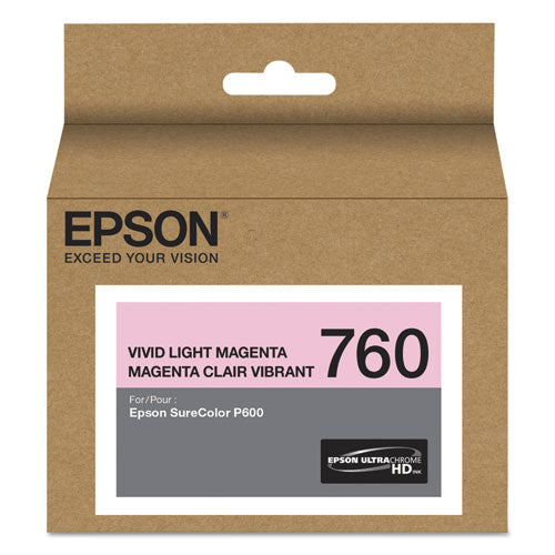 T760620 (760) UltraChrome HD Ink, Vivid Light Magenta-(EPST760620)