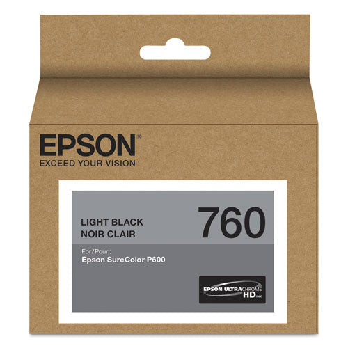 T760720 (760) UltraChrome HD Ink, Light Black-(EPST760720)