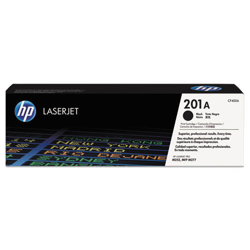 HP 201A, (CF400A) Black Original LaserJet Toner Cartridge-(HEWCF400A)