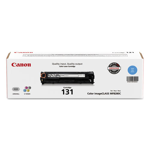 6271B001 (CRG-131) Toner, 1,500 Page-Yield, Cyan-(CNM6271B001)