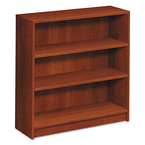 1870 Series Bookcase, Three-Shelf, 36w x 11.5d x 36.13h, Cognac-(HON1872CO)