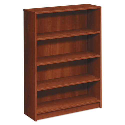 1870 Series Bookcase, Four-Shelf, 36w x 11.5d x 48.75h, Cognac-(HON1874CO)