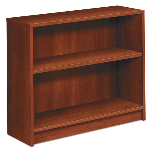 1870 Series Bookcase, Two-Shelf, 36w x 11.5d x 29.88h, Cognac-(HON1871CO)