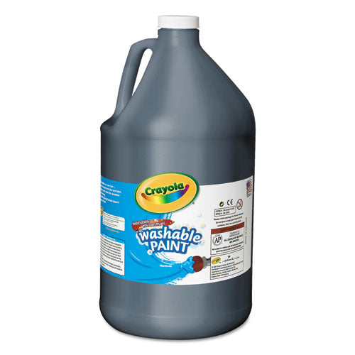 Washable Paint, Brown, 1 gal Bottle-(CYO542128007)