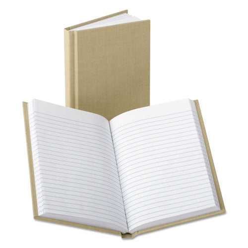 Bound Memo Books, Narrow Rule, Tan Cover, (96) 7 x 4.13 Sheets-(BOR6559)