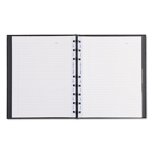 MiracleBind Notebook, 1-Subject, Medium/College Rule, Black Cover, (75) 9.25 x 7.25 Sheets-(REDAF915081)