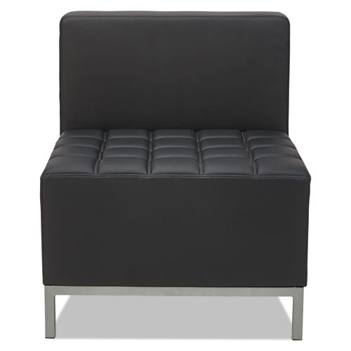 Alera QUB Series Armless L Sectional, 26.38w x 26.38d x 30.5h, Black-(ALEQB8116)