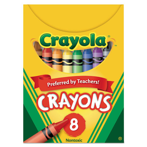 Classic Color Crayons, Tuck Box, 8 Colors-(CYO520008)