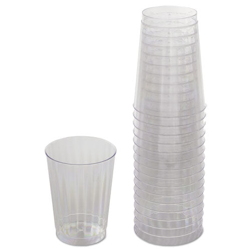 Classicware Tumblers, 10 oz, Plastic, Clear, 16/Pack-(WNARSCC101516PK)