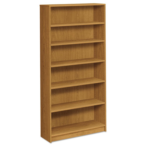 1870 Series Bookcase, Six-Shelf, 36w x 11.5d x 72.63h, Harvest-(HON1876C)