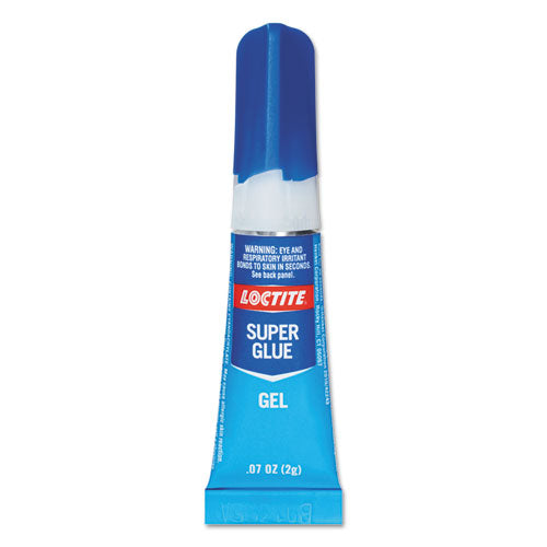 Super Glue Gel Tubes, 0.07 oz, Dries Clear, 2/Pack-(LOC1255800)