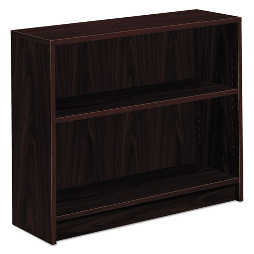 1870 Series Bookcase, Two-Shelf, 36w x 11.5d x 29.88h, Mahogany-(HON1871N)