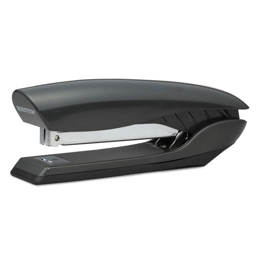 Premium Antimicrobial Stand-Up Stapler, 20-Sheet Capacity, Black-(BOSB326BLK)