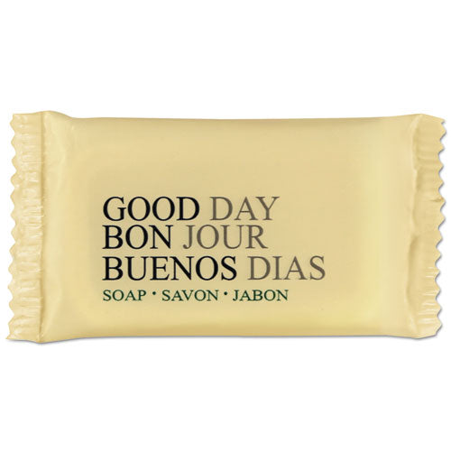 Amenity Bar Soap, Pleasant Scent, # 1/2, Individually Wrapped Bar, 1,000/Carton-(GTP390050A)