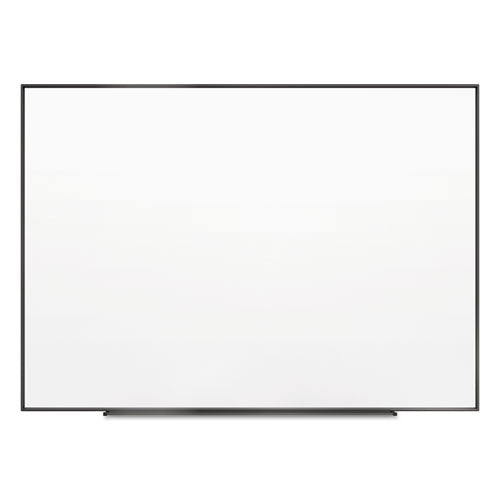 Fusion Nano-Clean Magnetic Whiteboard, 48 x 36, White Surface, Black Aluminum Frame-(QRTNA4836FB)