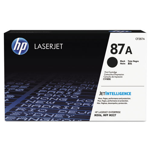 HP 87A, (CF287A) Black Original LaserJet Toner Cartridge-(HEWCF287A)