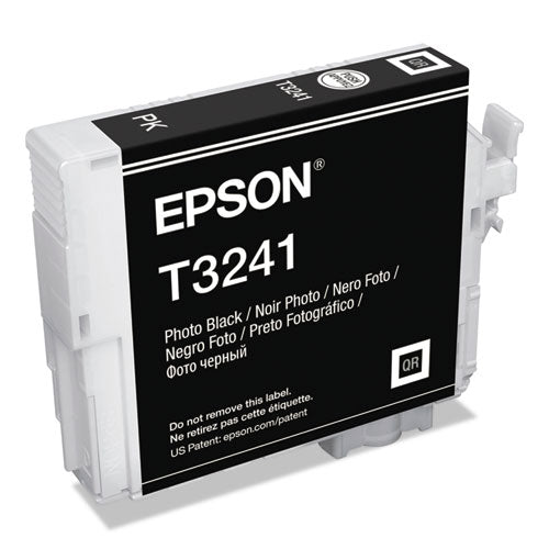 T324120 (324) UltraChrome HG2 Ink, Photo Black-(EPST324120)