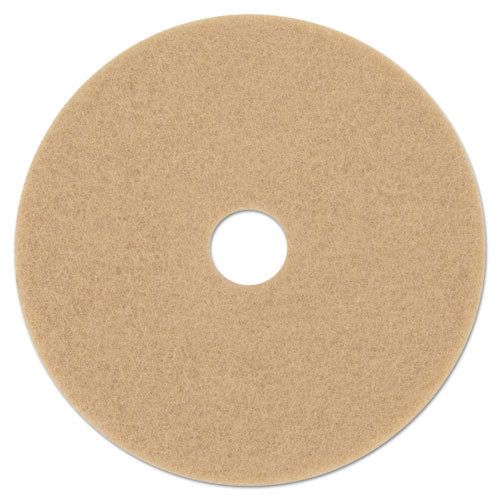 Ultra High-Speed Floor Burnishing Pads 3400, 20" Diameter, Tan, 5/Carton-(MMM05606)