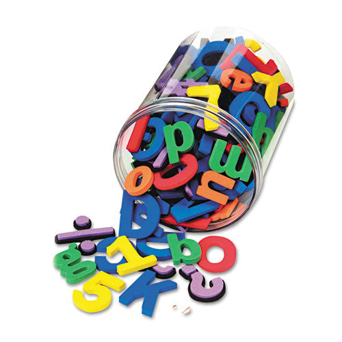 Magnetic Alphabet Letters, Foam, 1.5" 1", Assorted Colors, 105/Pack-(CKC4357)