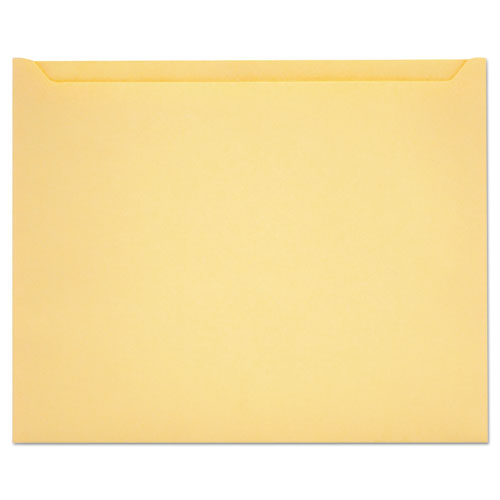 Paper File Jackets, Letter Size, Buff, 100/Box-(QUA63972)