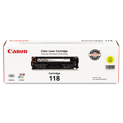 2659B001 (118) Toner, 2,900 Page-Yield, Yellow-(CNM2659B001)