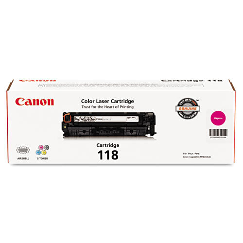 2660B001 (118) Toner, 2,900 Page-Yield, Magenta-(CNM2660B001)