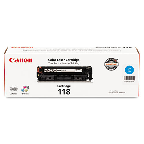 2661B001 (118) Toner, 2,900 Page-Yield, Cyan-(CNM2661B001)