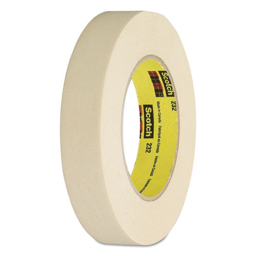 High-Performance Masking Tape 232, 3" Core, 24 mm x 55 m, Tan-(MMM2321)