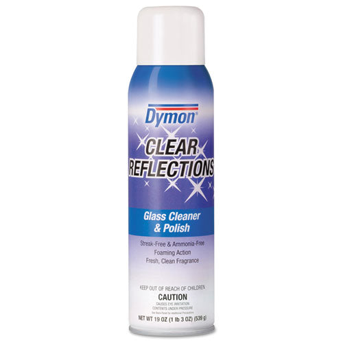 Clear Reflections Mirror and Glass Cleaner, 20 oz Aerosol Spray, 12/Carton-(ITW38520)