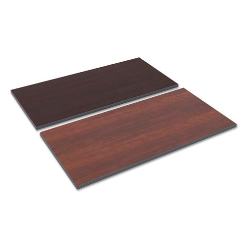 Reversible Laminate Table Top, Rectangular, 47.63 x 23.63, Medium Cherry/Mahogany-(ALETT4824CM)