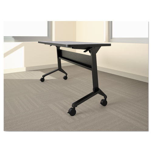 Flip-n-Go Table Base, 46.88w x 21.25d x 27.88h, Black-(MLNLF48S5)