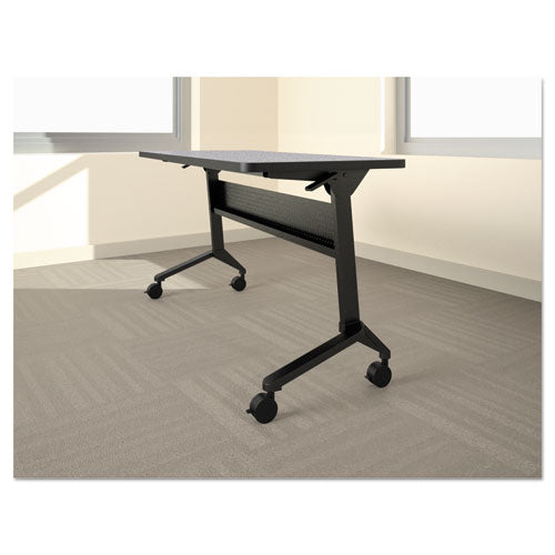 Flip-n-Go Table Base, 70.5w x 21.25d x 27.88h, Black-(MLNLF72S5)